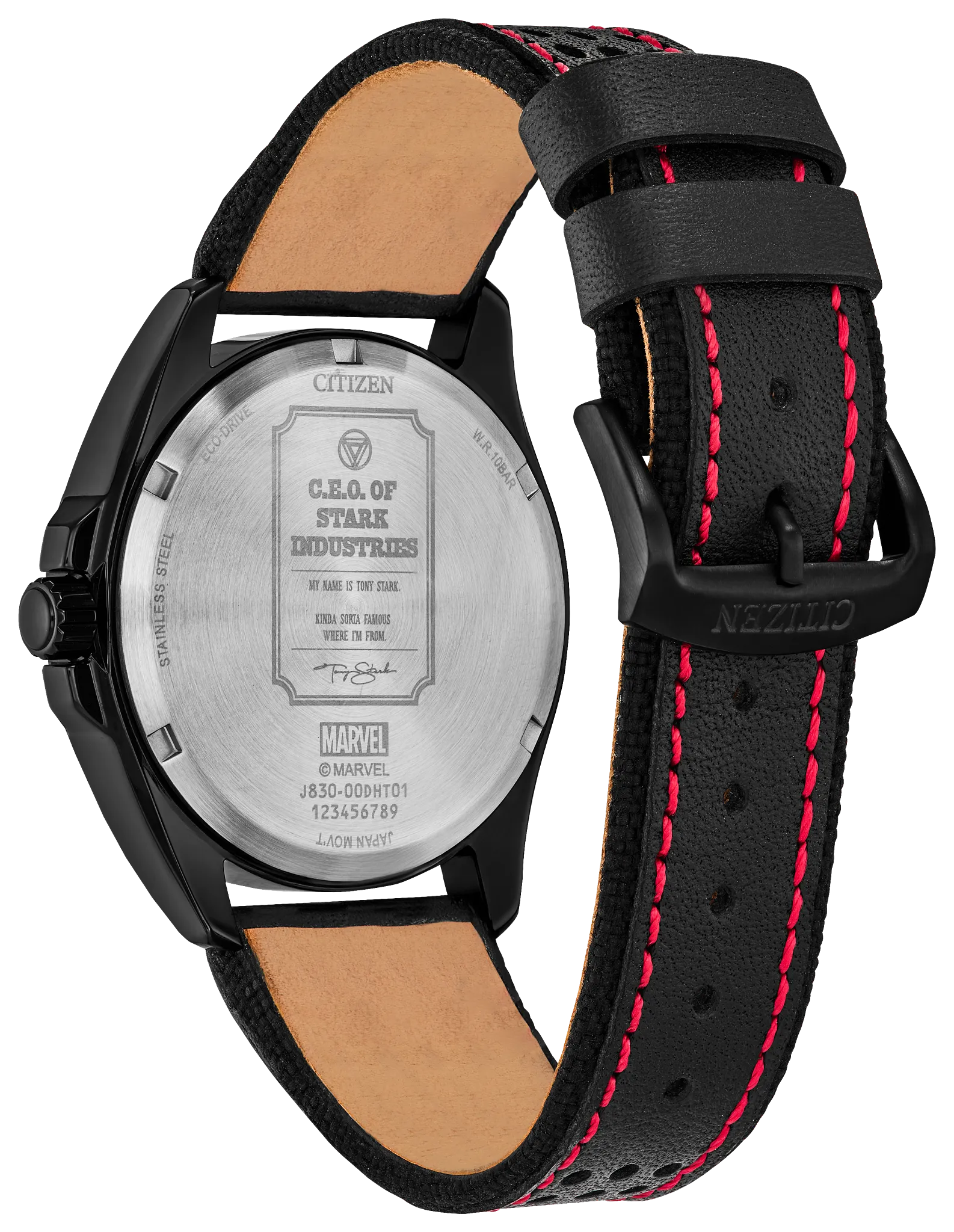 Stark, Kinda Sorta Famous Black Dial Leather Strap AW2095-41W